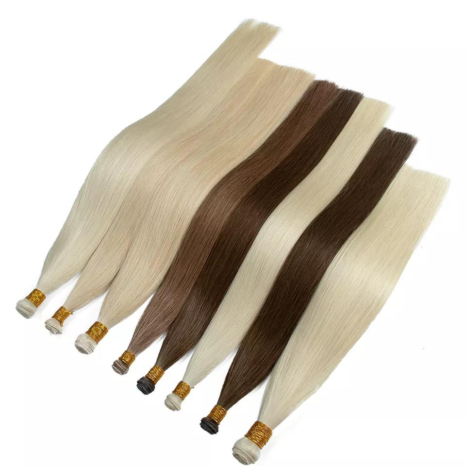 High Quality Double Drawn Virgin Genius Hair Weft Virgin Remy Hair Genius Weft Hair Extension